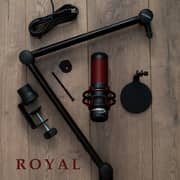 Ixtech Adjustable Mic Arm Desk Mount Black