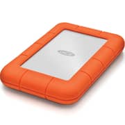 Lacie Rugged Mini Portable Hard Drive USB3.0 2TB Orange LAC9000298