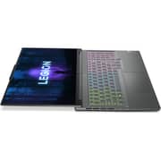 Lenovo Legion Slim 5 16IRH8 Gaming (2023) Laptop - 13th Gen / Intel Core i7-13700H / 15.6inch WUXGA / 1TB SSD / 16GB RAM / 6GB NVIDIA GeForce RTX 4050 Graphics / DOS / English & Arabic Keyboard / Storm Grey / Middle East Version - [82YA00BXAX]-Customized