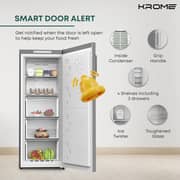 Krome Upright Freezer 220 Litres KR-UF 220IM