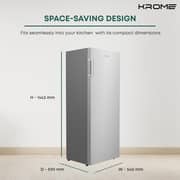 Krome Upright Freezer 220 Litres KR-UF 220IM