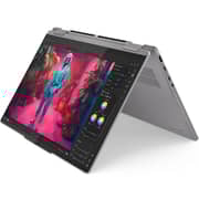 Lenovo Yoga 7 14AHP9 2-in-1 Convertible (2025) Laptop - AMD Ryzen 7-8840HS / 14inch WUXGA / 1TB SSD / 16GB RAM / Shared AMD Radeon 780M Graphics / Windows 11 Home / English & Arabic Keyboard / Arctic Grey / Middle East Version - [83DK0080AX]