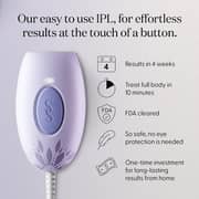 SmoothSkin Pure Mini Lite Lilac - Easy IPL Hair Reduction, Long-Lasting Body and Facial Hair Removal Device for Women & Men