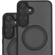 Levelo Via Matte Case With Ring Black Samsung Galaxy S25 Ultra