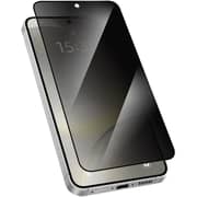 Levelo 2.5D Silk Print High Silicone Privacy Protector Black Samsung Galaxy S25 Ultra