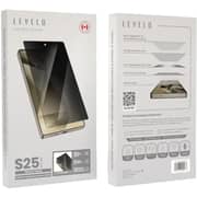 Levelo 2.5D Silk Print High Silicone Privacy Protector Black Samsung Galaxy S25 Ultra