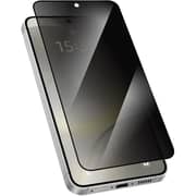 Levelo 2.5D Silk Print High Silicone Privacy Protector Black Samsung Galaxy S25