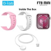 G-Tab FT9 Mini Smartwatch Pink