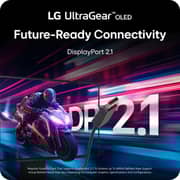 شاشة إل جي ألترا جير للألعاب مقاس 27 بوصة شاشة OLED دقة QHD ومعدل تحديث 480 هرتز مع تقنية DisplayHDR لون أسود 400 27GX790AB