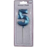 Trishi Premium Metallic Candle Number 5