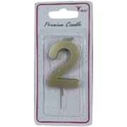 Trishi Metallic Candle Number 2