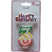 Trishi Birthday Candle Number 3