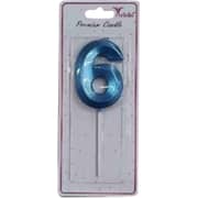 Trishi Premium Metallic Candle Number 6