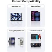 سلك يوجرين USB-C إلى USB-C طول 1 متر، لون أسود