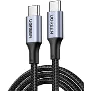سلك يوجرين USB-C إلى USB-C طول 3 متر، لون أسود