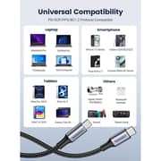 سلك يوجرين USB-C إلى USB-C طول 3 متر، لون أسود