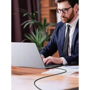 سلك يوجرين USB-C إلى USB-C طول 3 متر، لون أسود