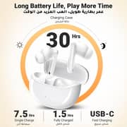 UGREEN 35725 HiTune T3 Pro Wireless Earbuds White