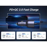 Ugreen 3-Port Fast Car Charger Black