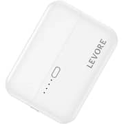 Levore Slim Power Bank 10000mAh with Type-C Input, White – LP222-WH