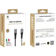 Levore USB-C to Lightning Cable 1m – Black