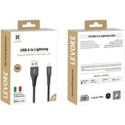 Levore USB-A to Lightning Cable 1m – Black