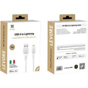 Levore USB-A to Lightning Cable 1m – White
