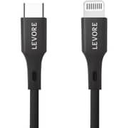 Levore USB-C to Lightning Cable 1m Black - LC4111-BK