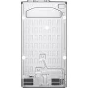 LG Side by Side Refrigerator, No Frost, 664L, 2 Doors, Inverter, Silver, GC-B257KLJW