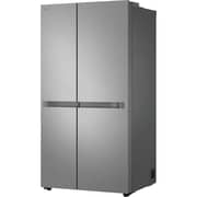 LG Side by Side Refrigerator, No Frost, 664L, 2 Doors, Inverter, Silver, GC-B257KLJW