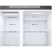 LG Side by Side Refrigerator, No Frost, 664L, 2 Doors, Inverter, Silver, GC-B257KLJW