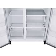 LG Side by Side Refrigerator, No Frost, 664L, 2 Doors, Inverter, Silver, GC-B257KLJW