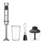 Castle 4 in 1 Hand Blender with Attachments, 600 ml, 1200 Watt, Silver - HBC 1240