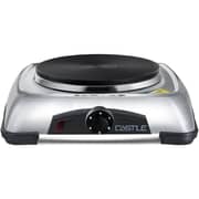 Castle Electric Hob, 1 Burner, 1000 Watt, EC1020 - Silver
