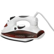 Castle Steam Iron, 2200 Watt, Red and White - SI1522C