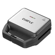 Castle Sandwich Maker, 800 Watt, 3 Grill Plates, SMC2350 - Black | Silver