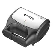 Castle Sandwich Maker, 800 Watt, 5 Grill Plates, SMC2550 - Black| Silver