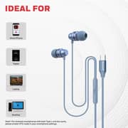 Honeywell Suono P60 Wired In Ear Headset Blue