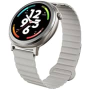 HiFuture Aurora 1.43″ AMOLED Smartwatch with Multi-Sport Modes & Premium Finish - Silver