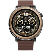 HiFuture Aurora 1.43″ AMOLED Smartwatch with Multi-Sport Modes & Premium Finish - Brown