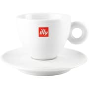 Illy Logo Cappuccino Cup With Saucer 1pc