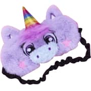 Fringoo Purple Unicorn Plush Eye Mask