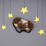 Fringoo Pug Dog Plush Sleeping Mask