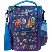 Fringoo Asteroids & Dinosaurs Lunch Bag with Strap