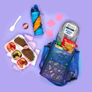 Fringoo Asteroids & Dinosaurs Lunch Bag with Strap