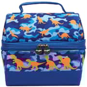 Fringoo Retro Camo Dinosaurs Lunch Bag