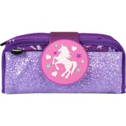 Fringoo Silicone Patch Unicorn Ombre Pencil Case