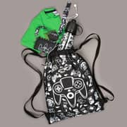 Fringoo Game On Side Pocket Drawstring Bag
