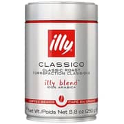Illy Classico Medium Roast Whole Coffee Beans 250g (Pack of 1pc)