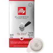 Illy Coffee E.S.E. Classic Toasted Coffee Pods 131g (Pack of 1pc)